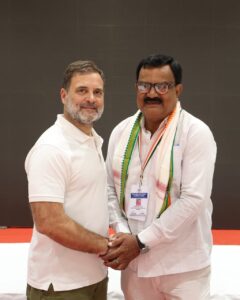 राहुल गांधी से मिले कांग्रेस जिलाध्यक्ष प्रदीप गुप्ता, संगठन की जमीनी स्थिति पर हुई चर्चा