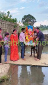 न्यू लाईफ संसथान में हुआ गणेश प्रतिमा विसर्जन…….