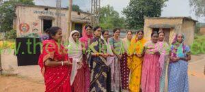 आशीर्वाद का दीया को लेकर चेहरापारा पहुंचीं कुन्ती चक्रधारी, वार्डवासियों ने किया दीप प्रज्वलन
